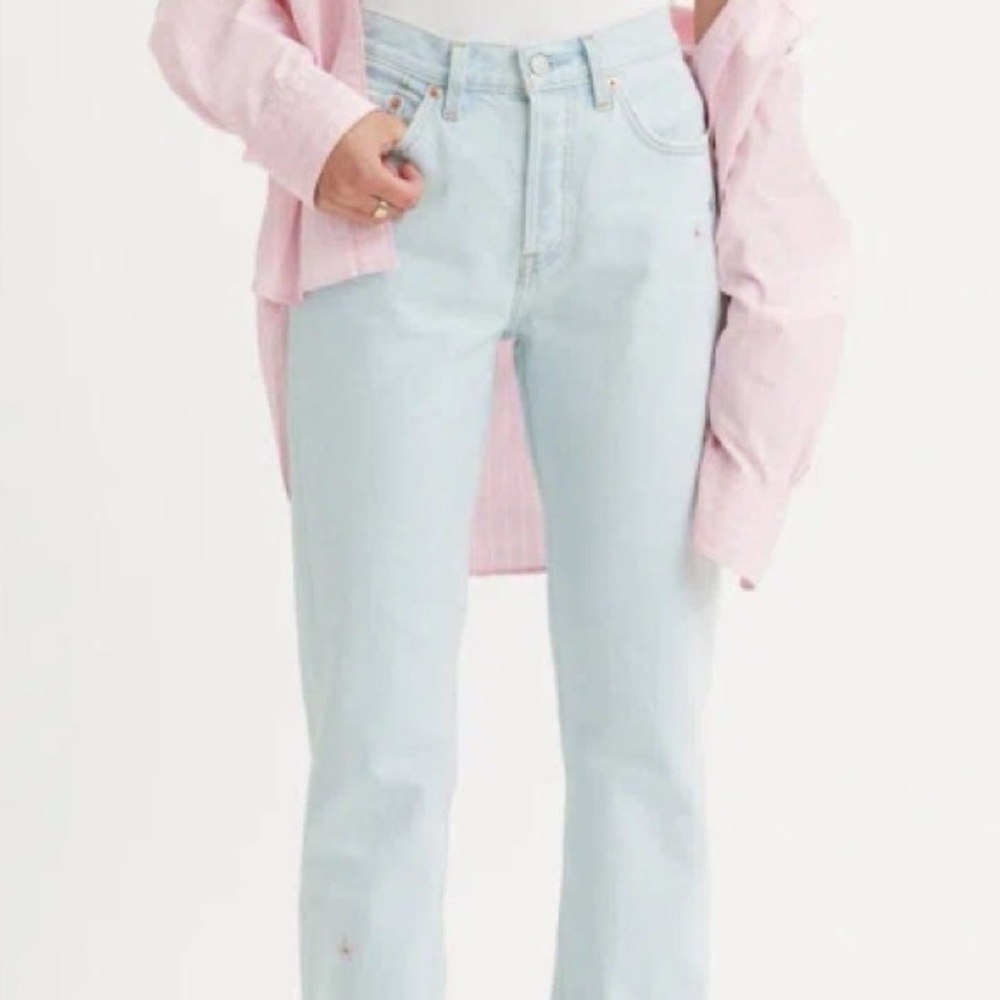 501® ORIGINAL HIGH WAIST STRAIGHT LEG JEANS IN BLOSSOM GARDEN 🌺